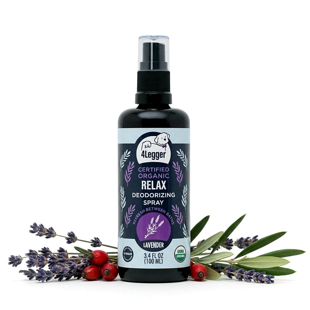 4-Legger RELAX Organic Lavender Dog Deodorizing Spray — 3.4 oz