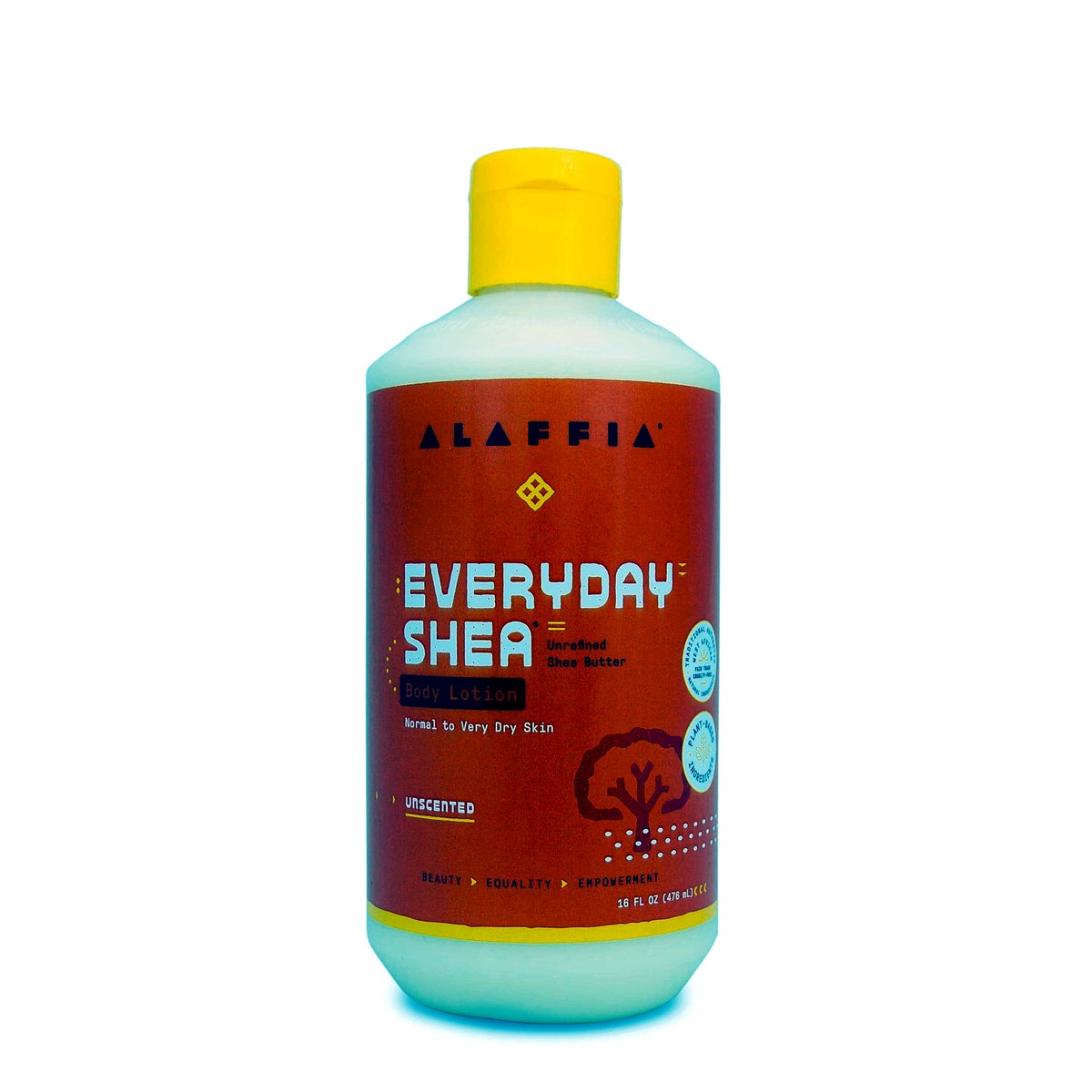 Alaffia EveryDay Shea Body Lotion, Unscented, 16 oz