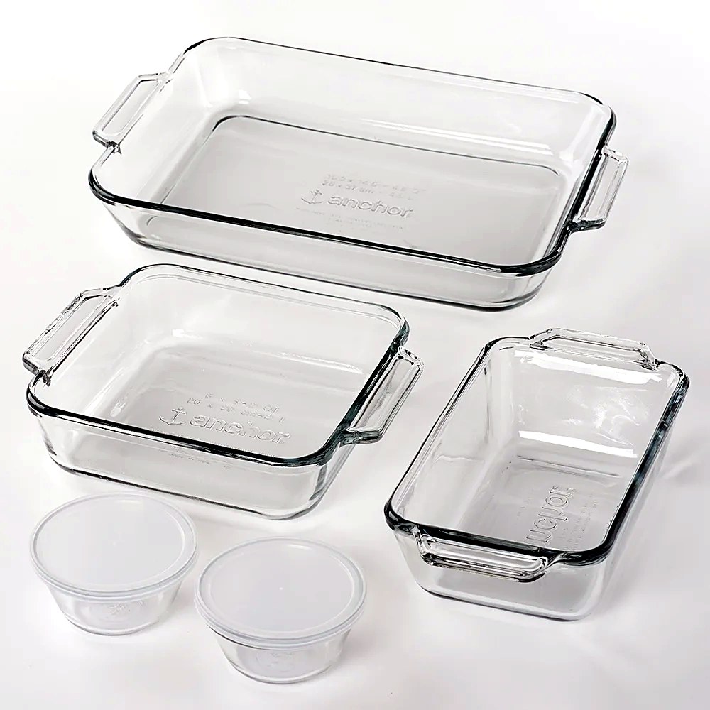 Anchor Hocking Oven Basics 7-Piece Glass Bakeware Set