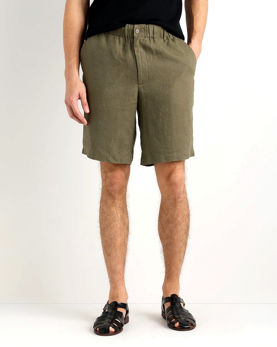 Quince Men's 100% European Linen Shorts 9"