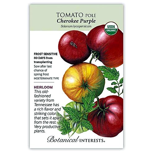 Organic Cherokee Purple Tomato Seeds