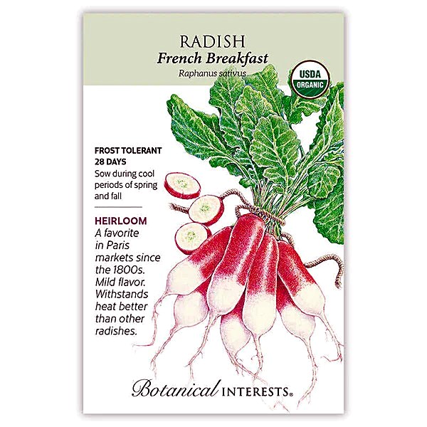 Organic French Breakfast Radish Seeds