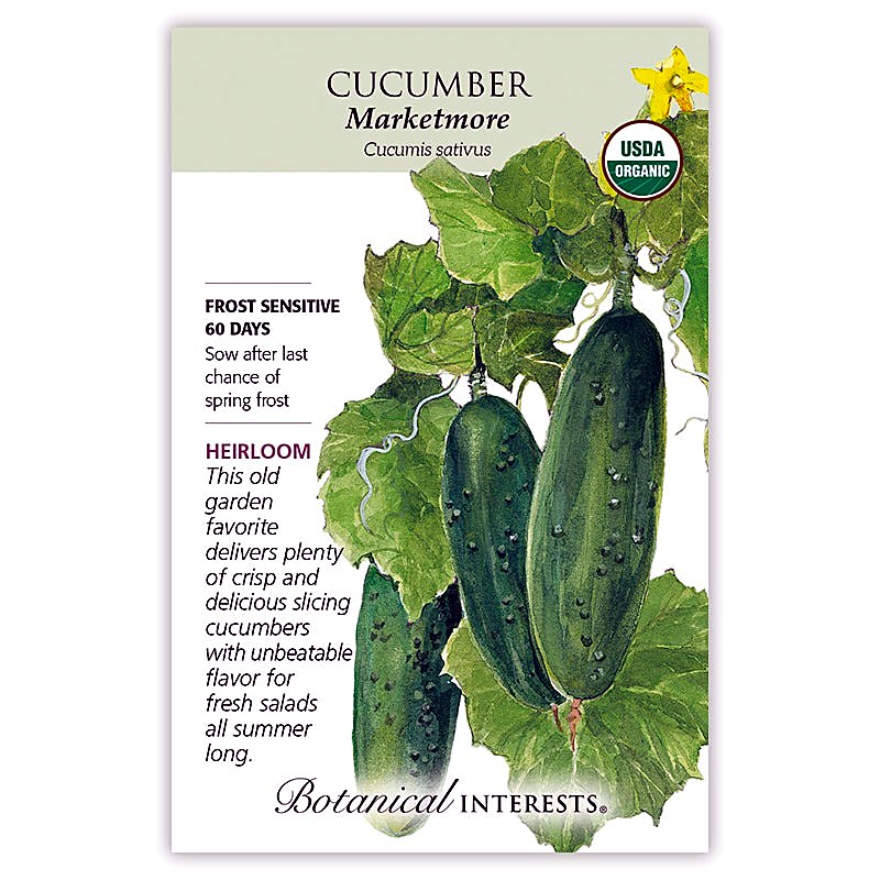 Organic Marketmore Cucumber Seeds