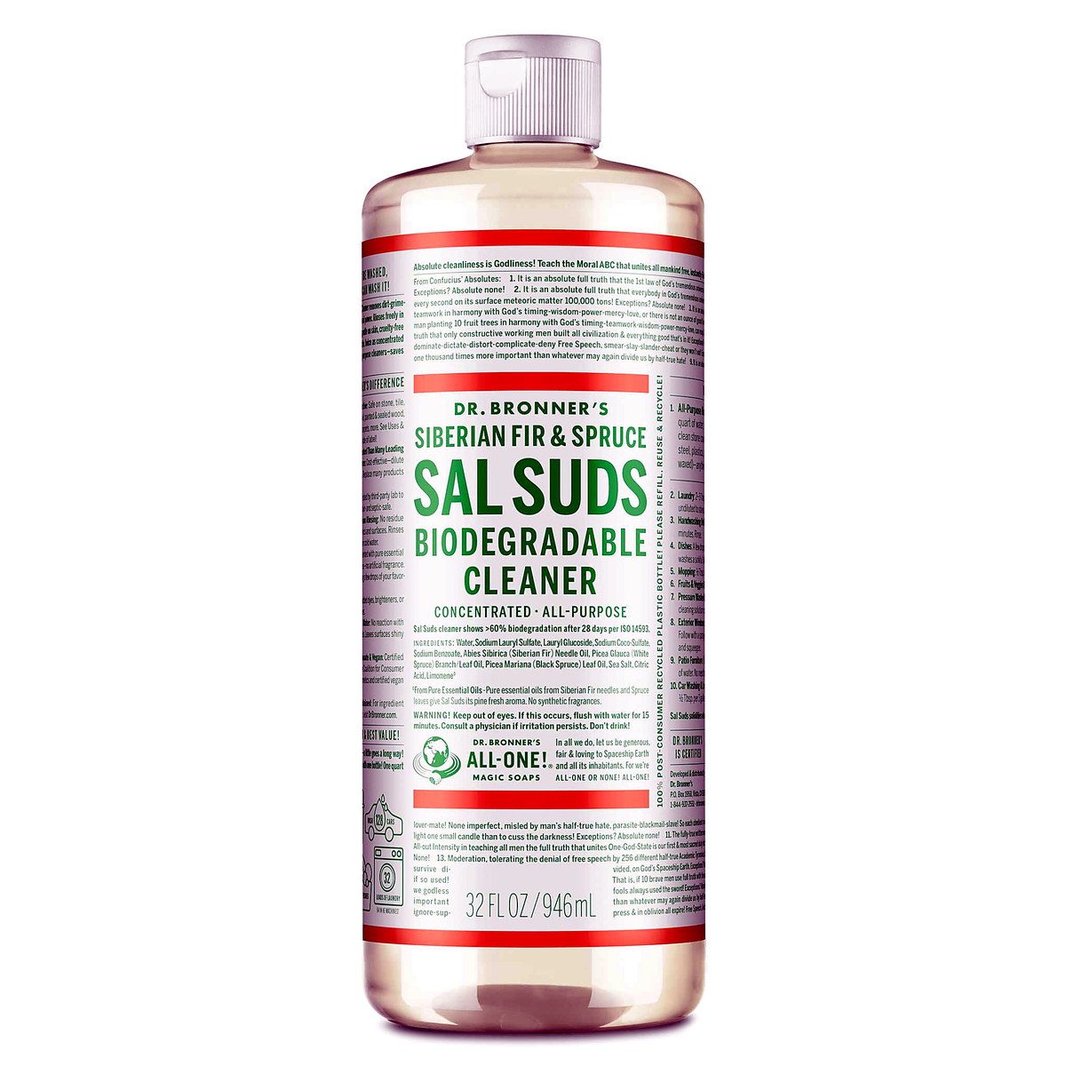 Dr. Bronner's Sal Suds Biodegradable Cleaner (32 oz)