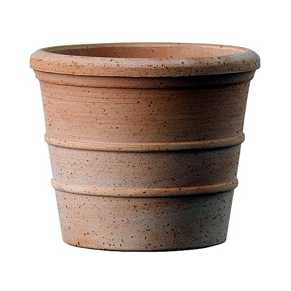 Deroma Traditional Terra-Cotta Pot, 5.9 in