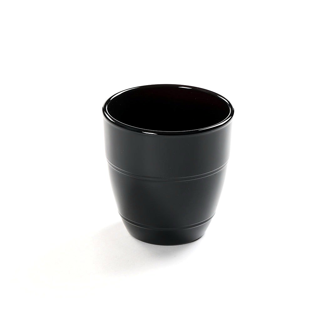 Duralex Le Gigogne Black Glass Tumbler 3 oz, Set of 6