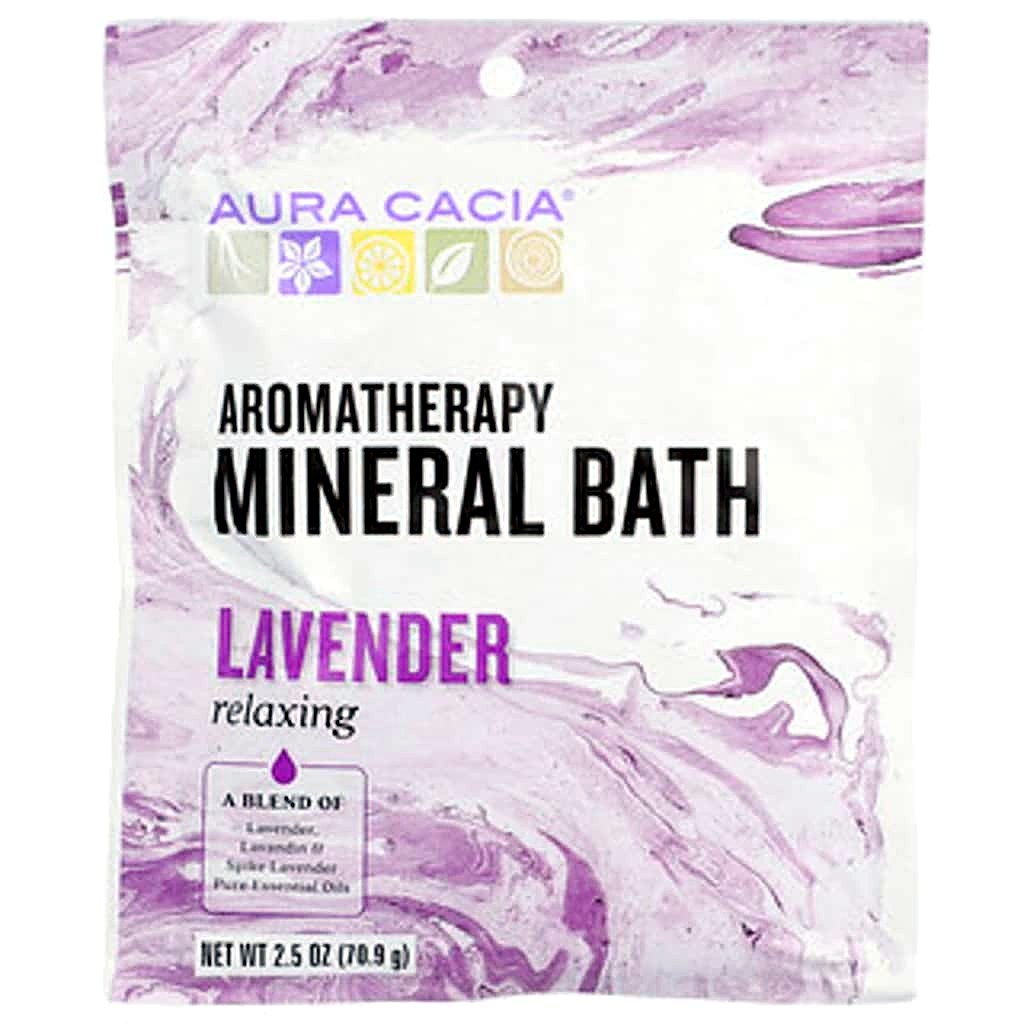 Relaxing Lavender Aromatherapy Mineral Bath — 2.5 oz