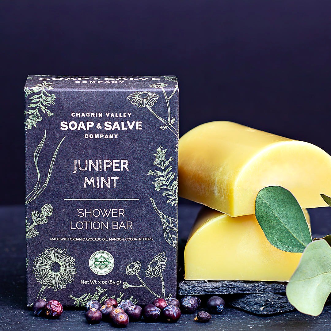 Shower Butter Bar, Juniper Mint — 3 oz