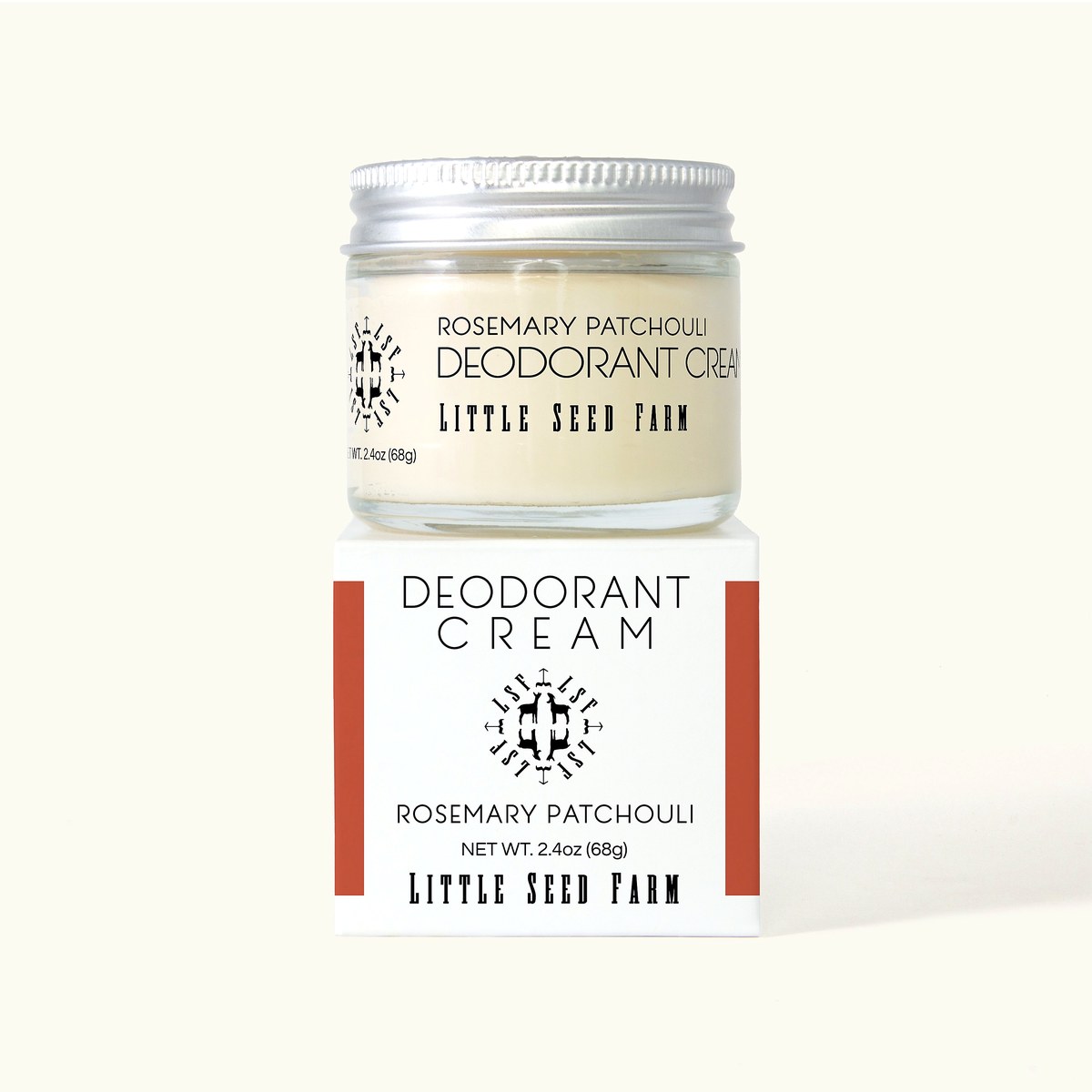 Deodorant Cream, Rosemary Patchouli — 2.4 oz