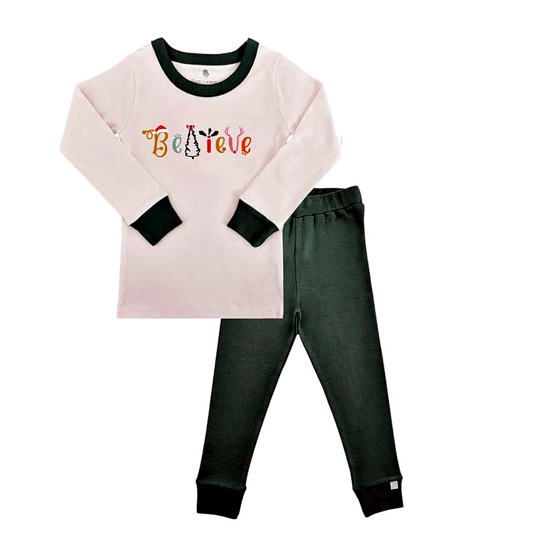 Toddler Pajamas — Believe Green