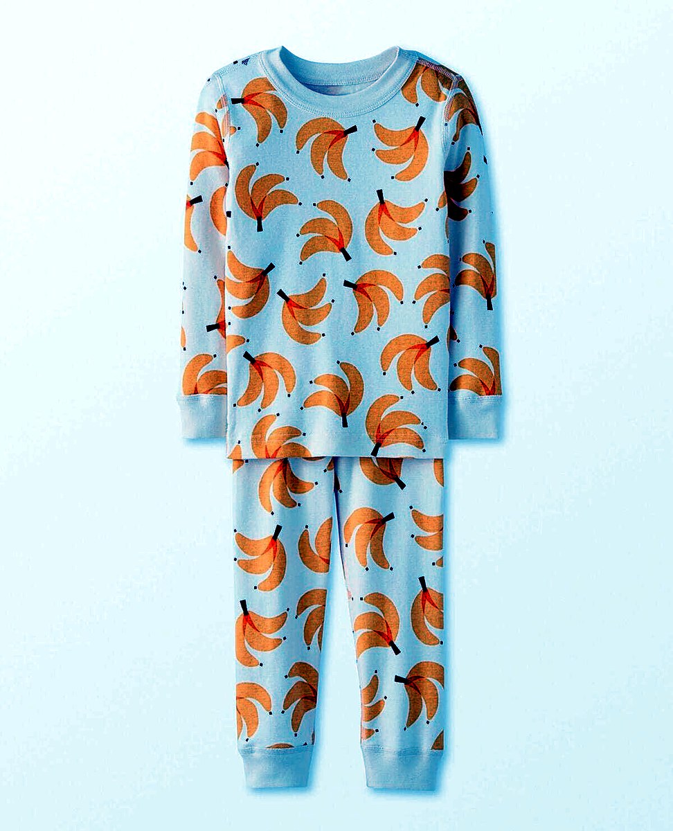 Kids HannaJams Pajama Set — Banana Bunch
