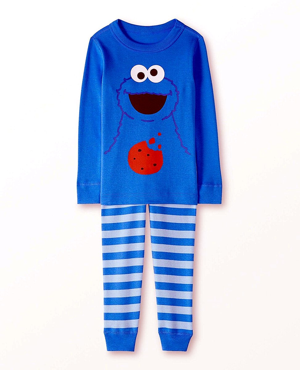 Kids Sesame Street HannaJams Pajama Set — Cookie Monster