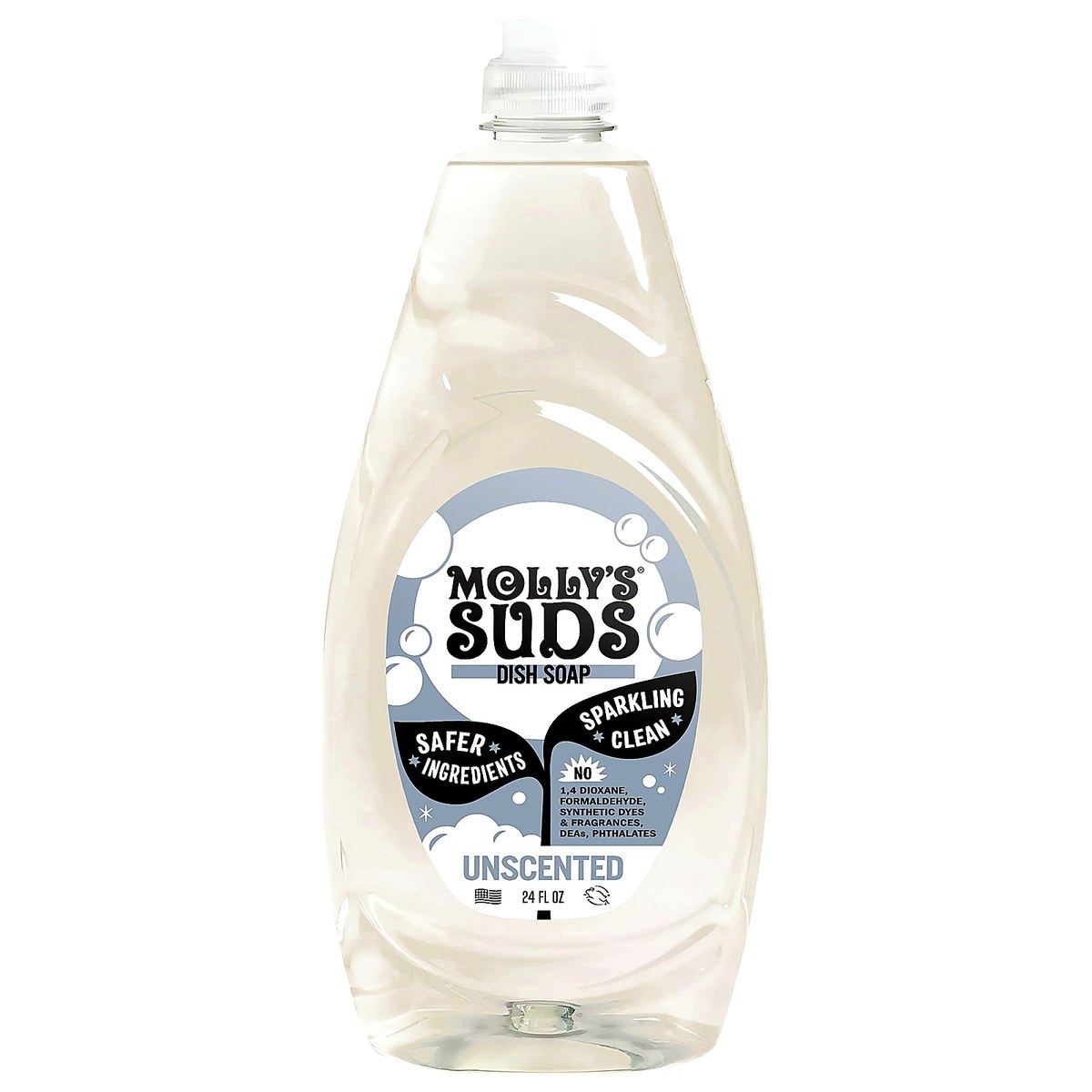 Liquid Dish Soap, Unscented — 24 fl oz