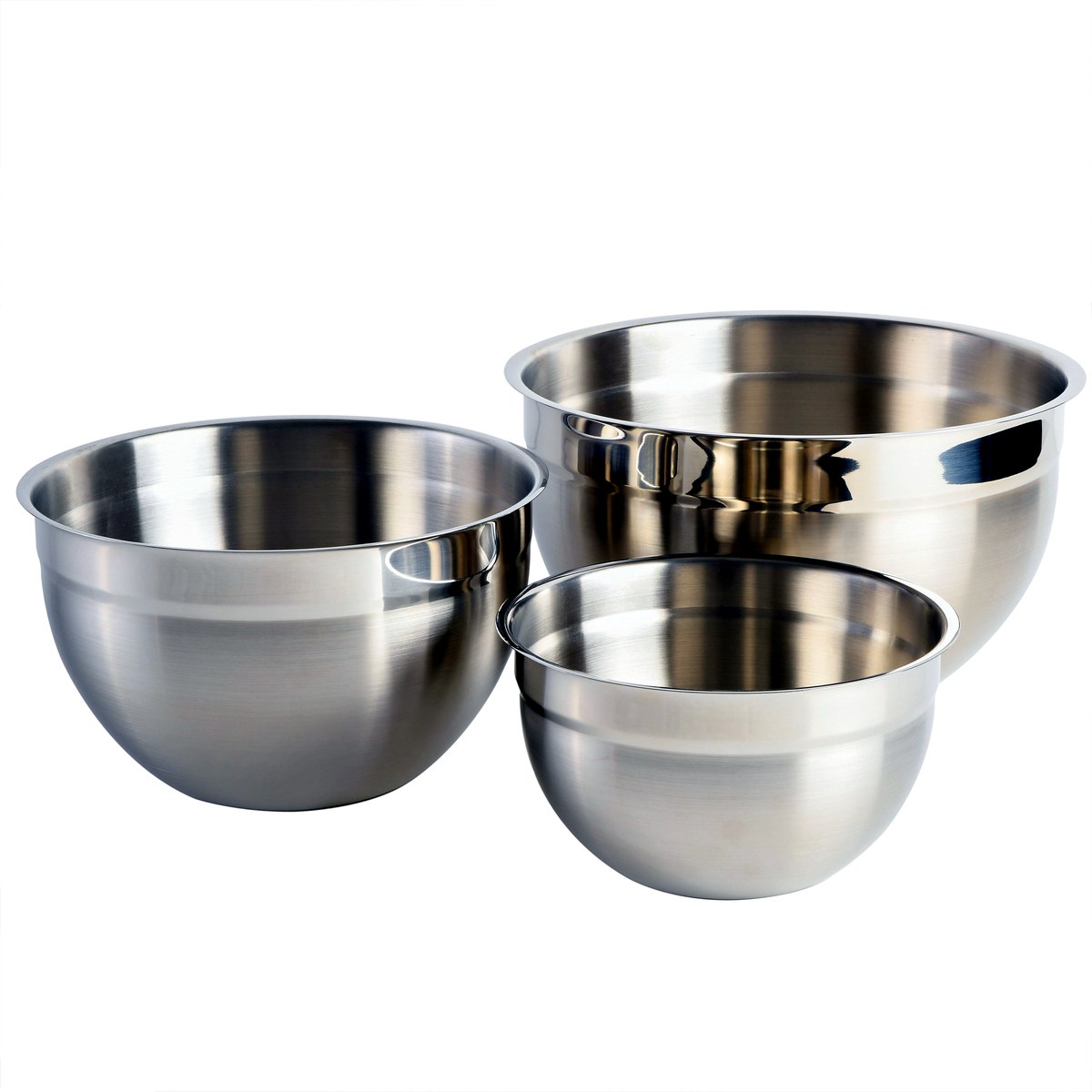 Babish 3-Piece Stainless Steel Mixing Bowl Set