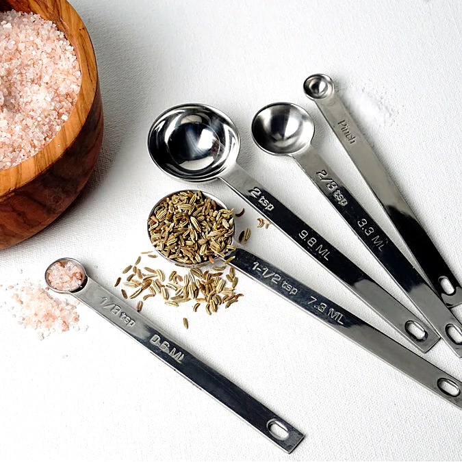 RSVP International Odd-Size Measuring Spoon Set