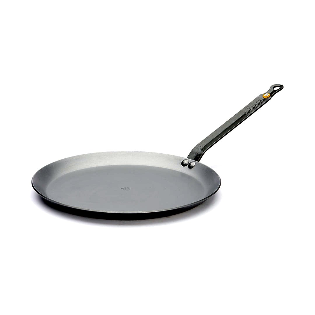 de Buyer Mineral B Carbon Steel Crepe & Tortilla Pan, 10.25-Inch