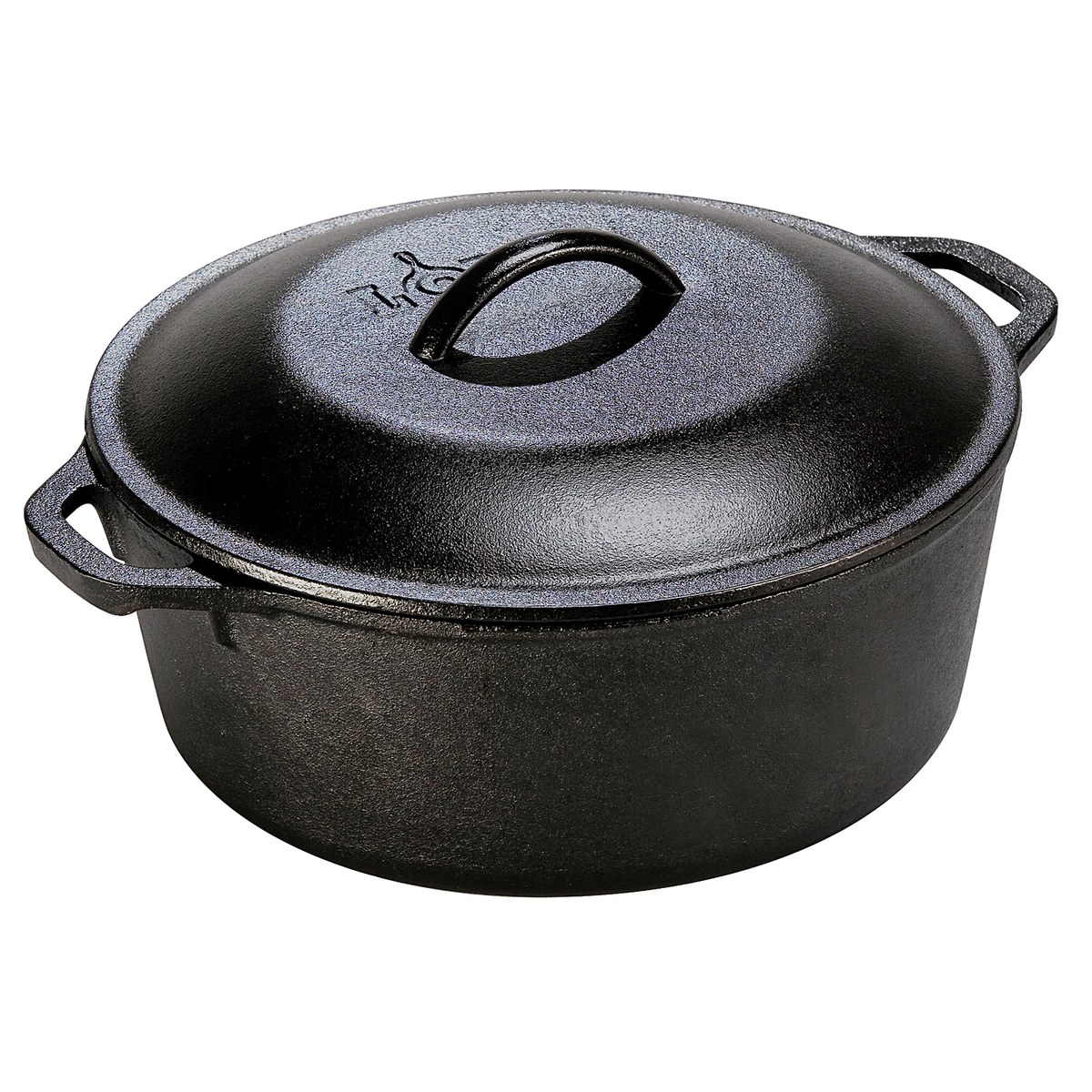 Lodge 5-Quart Seasoned Cast Iron Dutch Oven