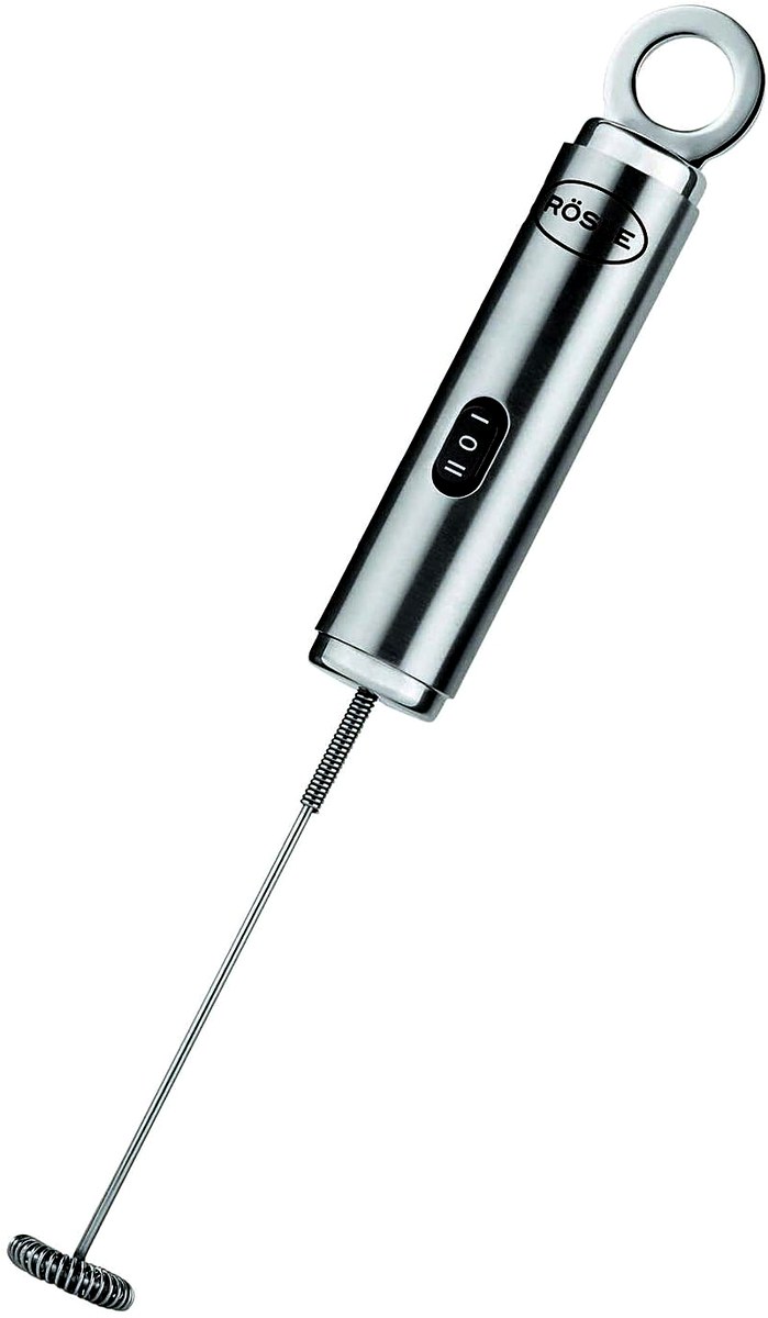 Rösle Stainless Steel Dual Speed Milk Frother, 10.5-Inch