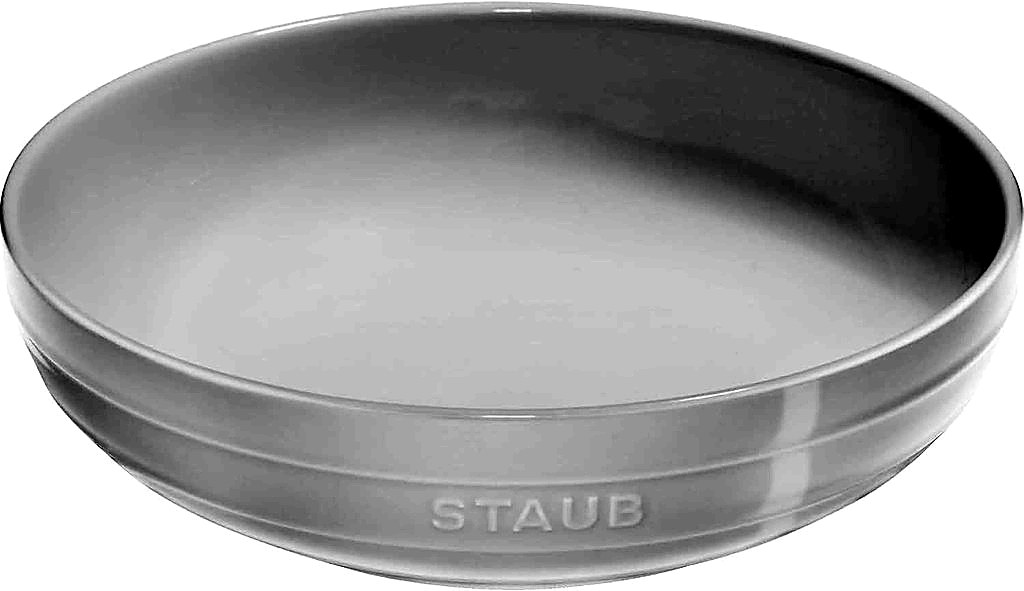 Staub 11.5-Inch Shallow Serving Bowl — White