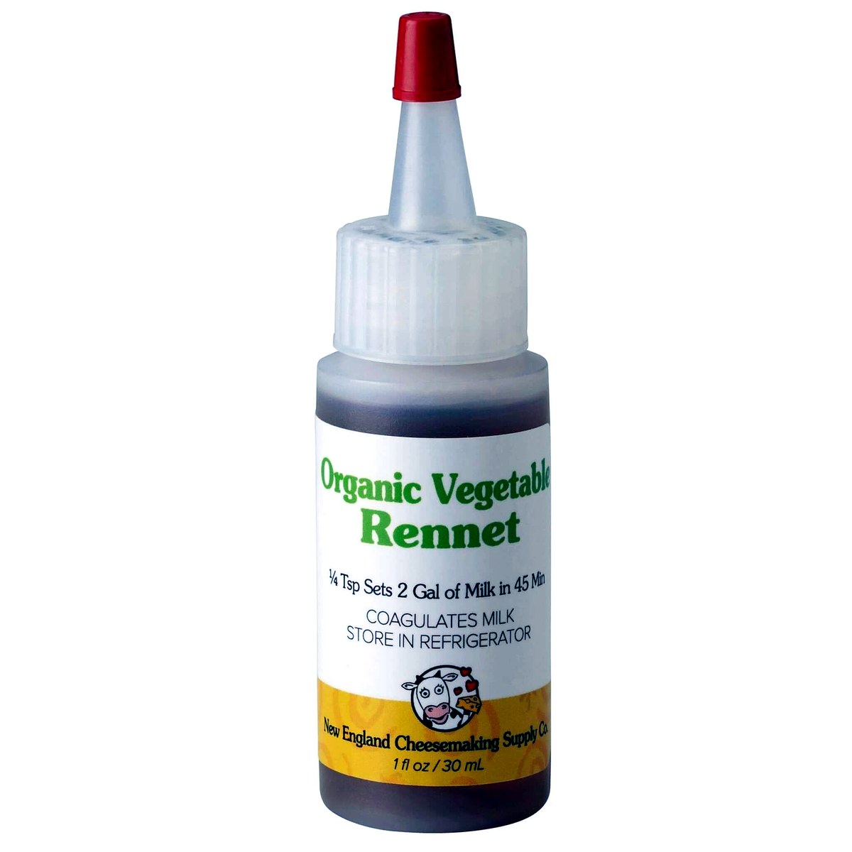 Organic Liquid Vegetable Rennet, 1 oz