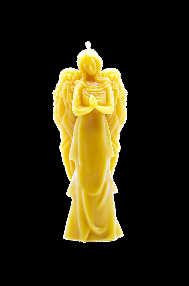Angel Beeswax Candle
