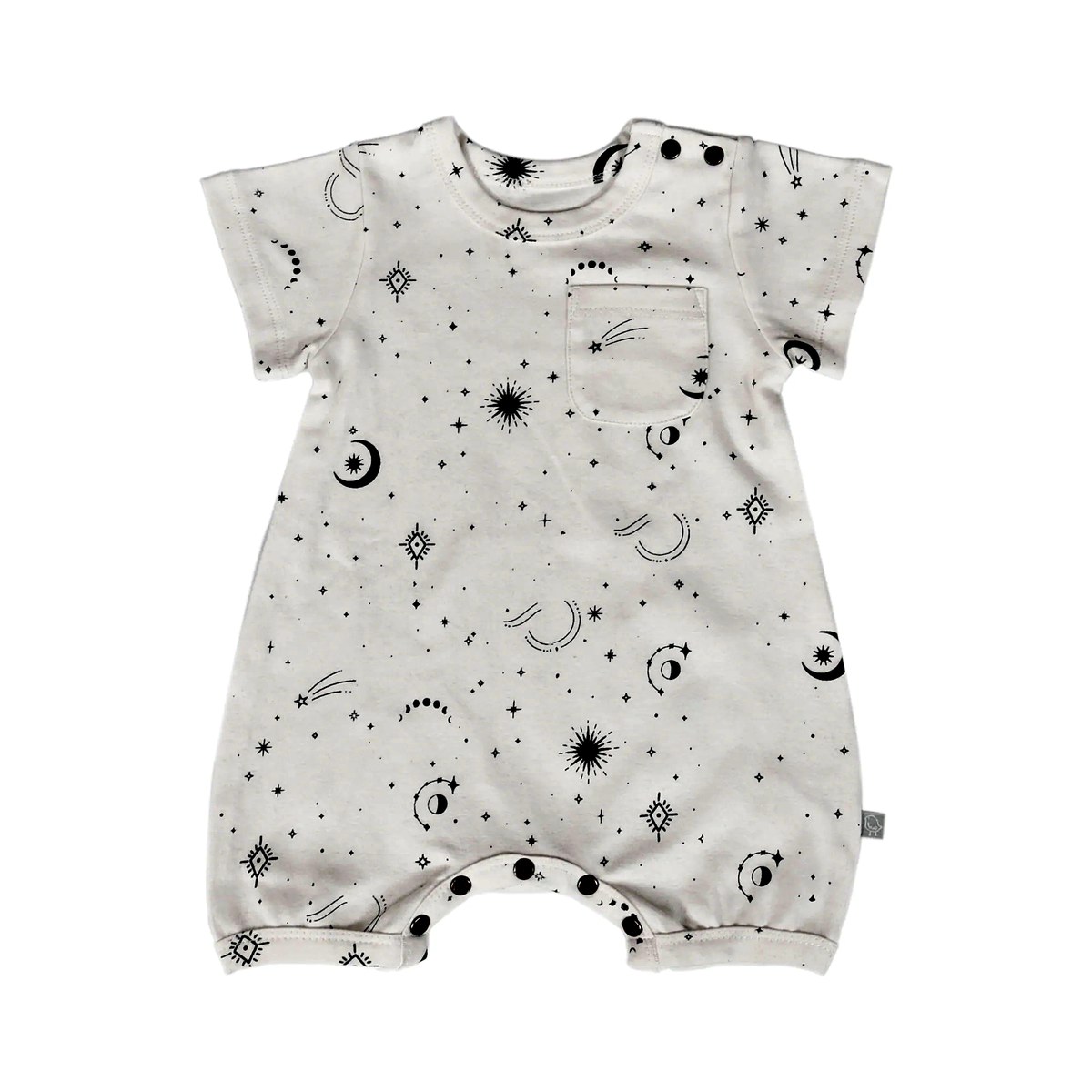 Short-Sleeve Romper — Celestial