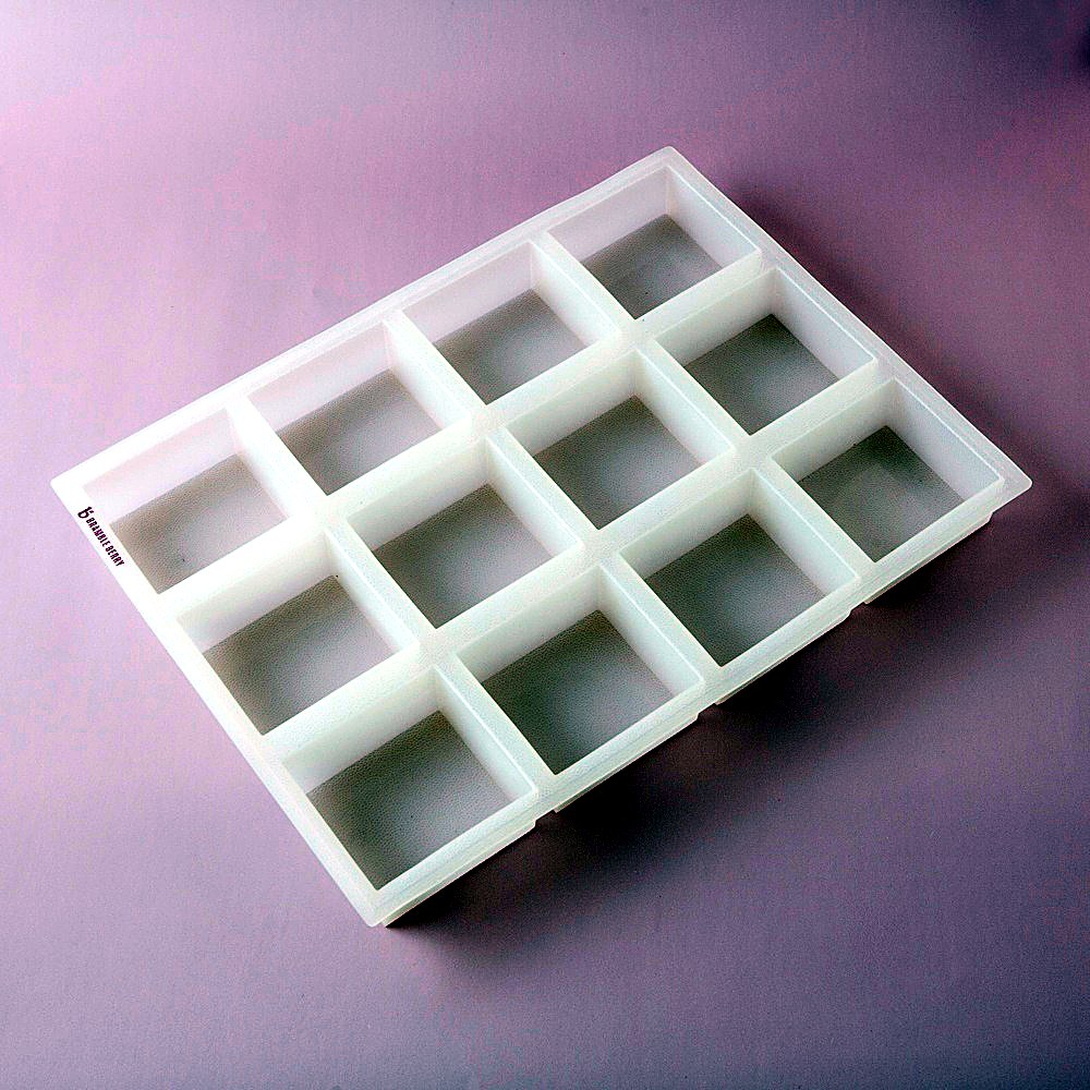 Bramble Berry 12 Bar Square Silicone Mold
