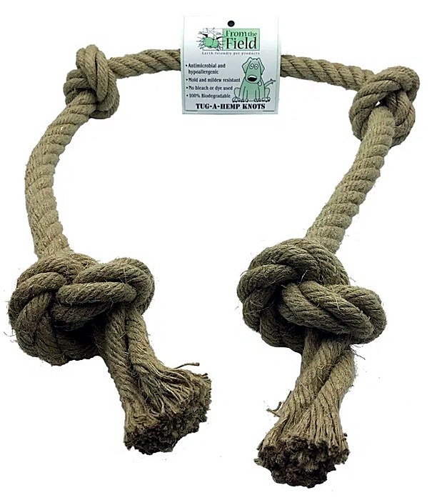 From The Field Tug-A-Hemp Knots Rope Dog Toy