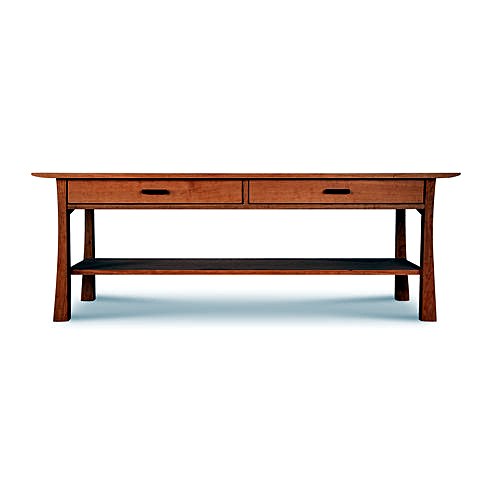 Contemporary Craftsman Console Coffee Table