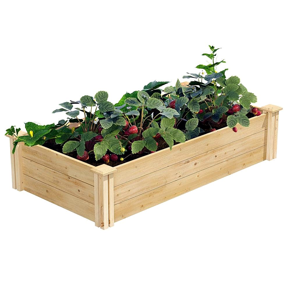 Greenes Fence Premium Cedar Raised Bed, 48 x 24 x 10.5 in (RC24484T)