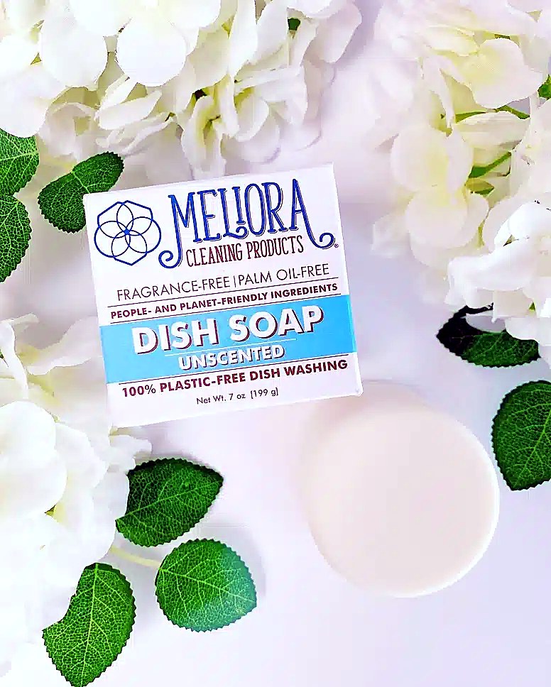 Meliora Unscented Dish Soap Bar, 7 oz