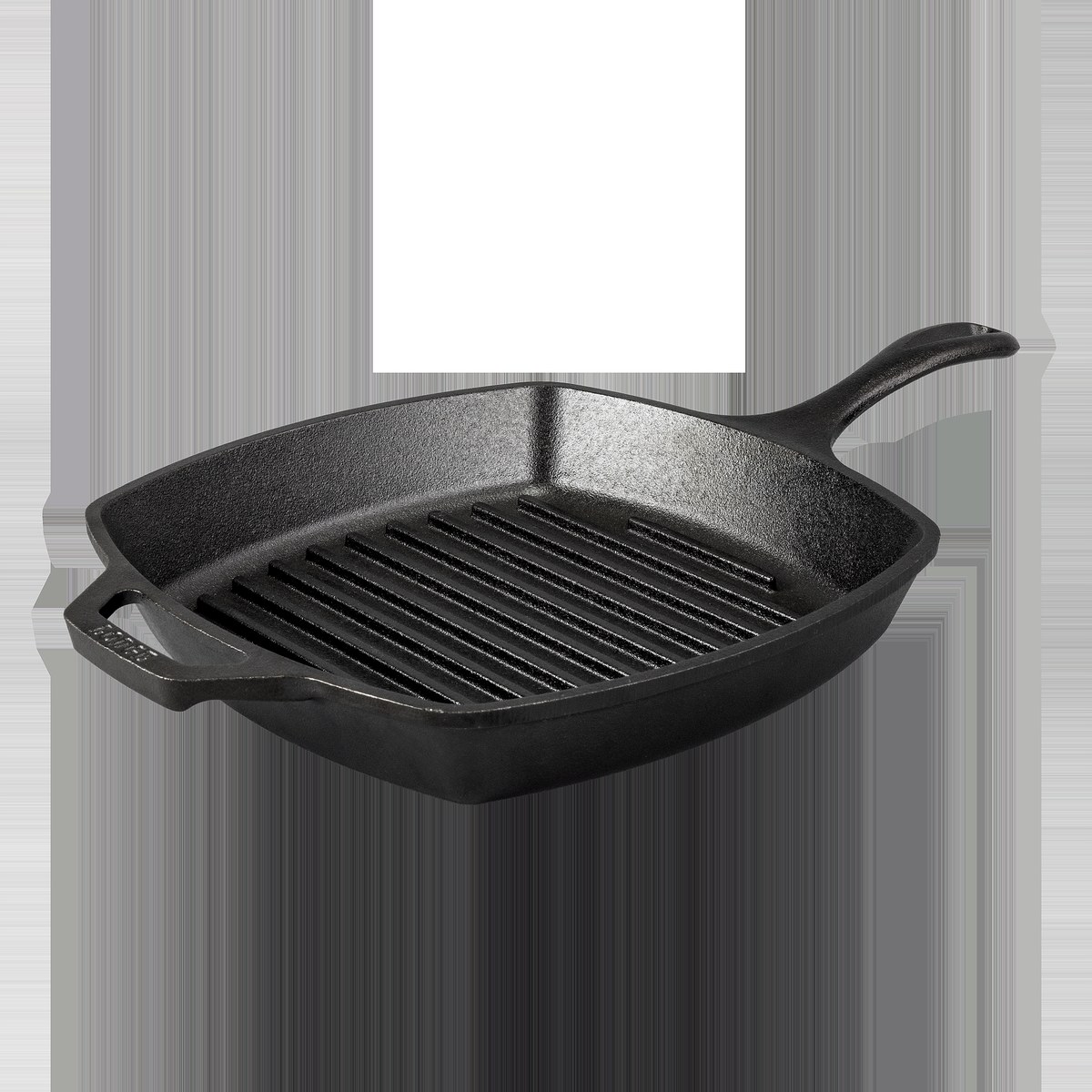 Lodge 10.5-Inch Seasoned Cast Iron Square Grill Pan