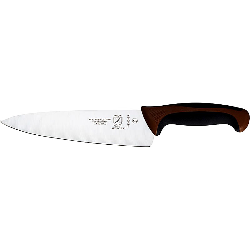 Mercer Culinary Millennia Colors 8" Chef's Knife, Brown