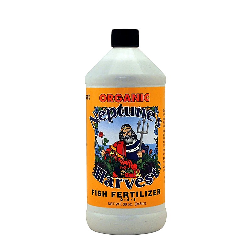 Neptune's Harvest Hydrolyzed Fish Fertilizer 2-4-1, 1 Quart