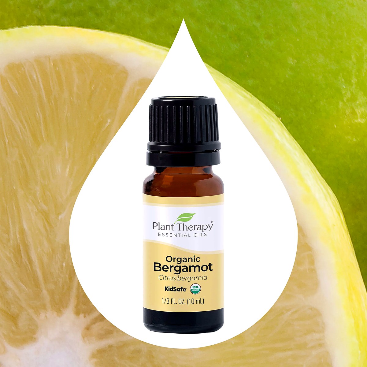 Plant Therapy Organic Bergamot Essential Oil, 10 mL