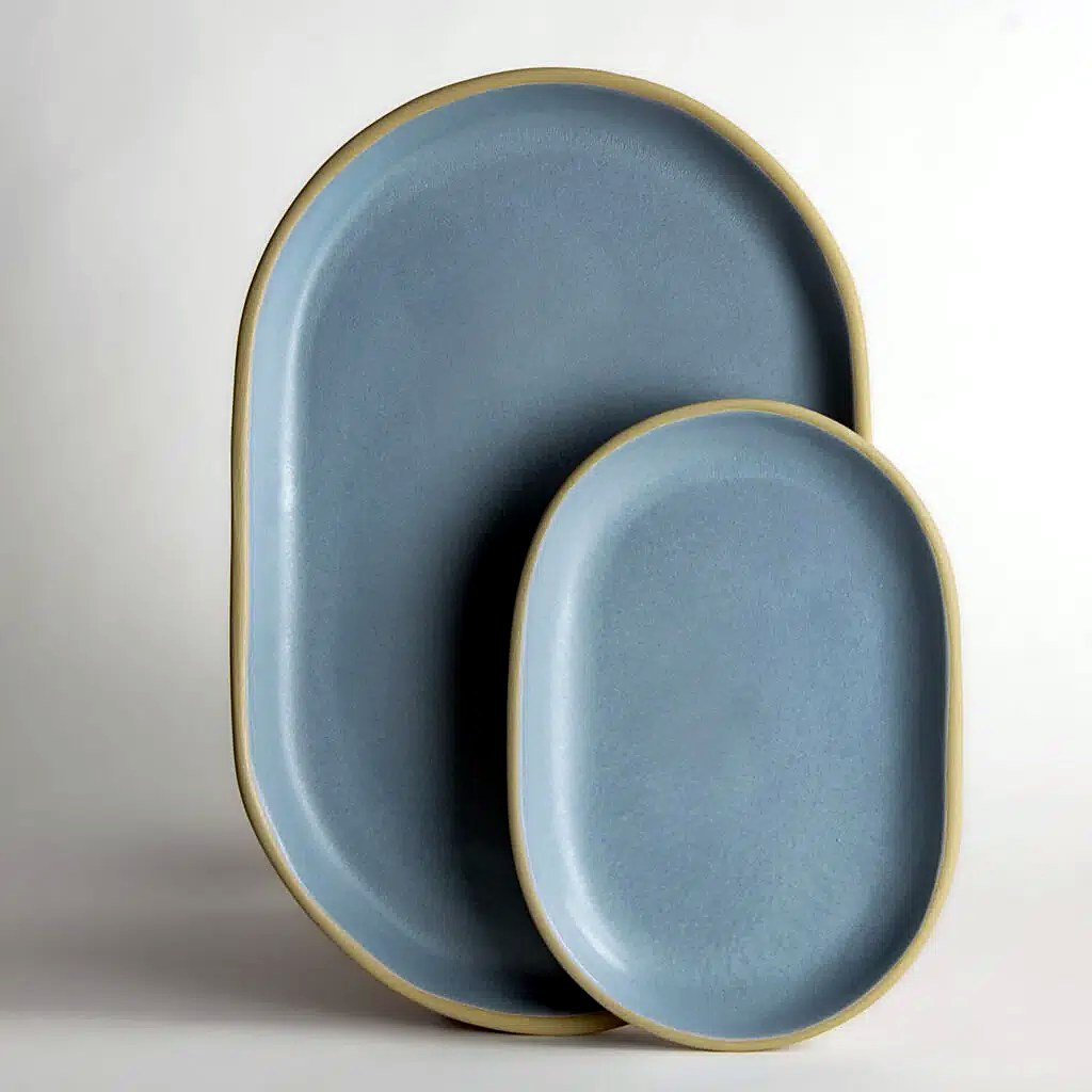 Emerson Creek Pottery Brookline Ceramic Tray Set (2 Trays)