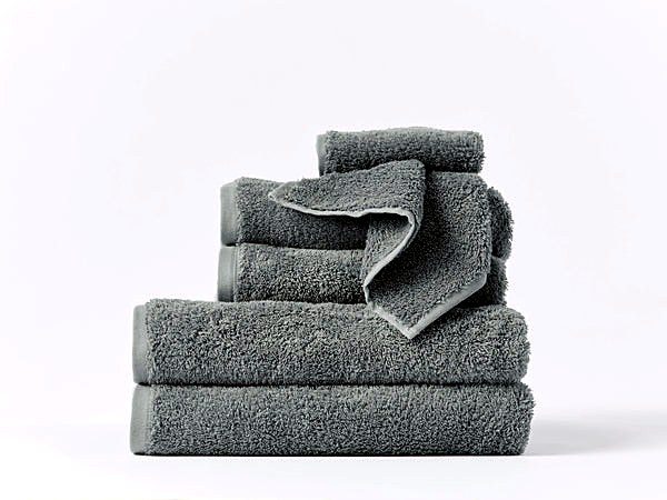 Coyuchi Cloud Loom Organic Towels — 6-Piece Set (Fossil)